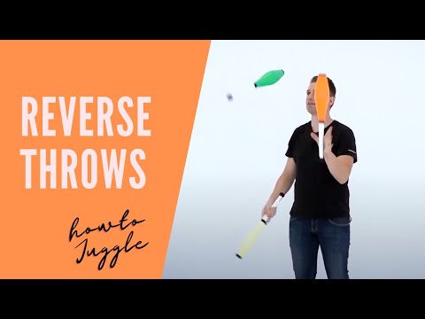 Club Juggling - Reverse Flips (Intermediate Tutorial)