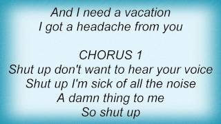 Kelly Osbourne - Shut Up Lyrics