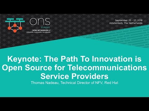 Keynote: The Path To Innovation is Open Source for Telecommunications Service Providers