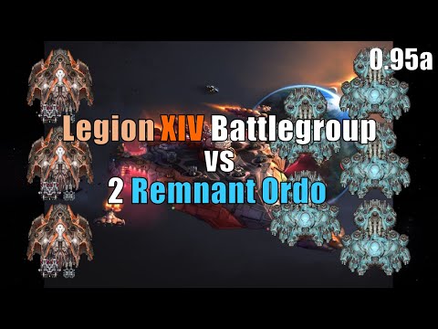Starsector 0.95a: Legion XIV Battlegroup vs 2 Remnant Ordos