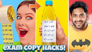 Funny Hacks To Cheat in Exams! (5 MINUTE CRAFTS) 😂