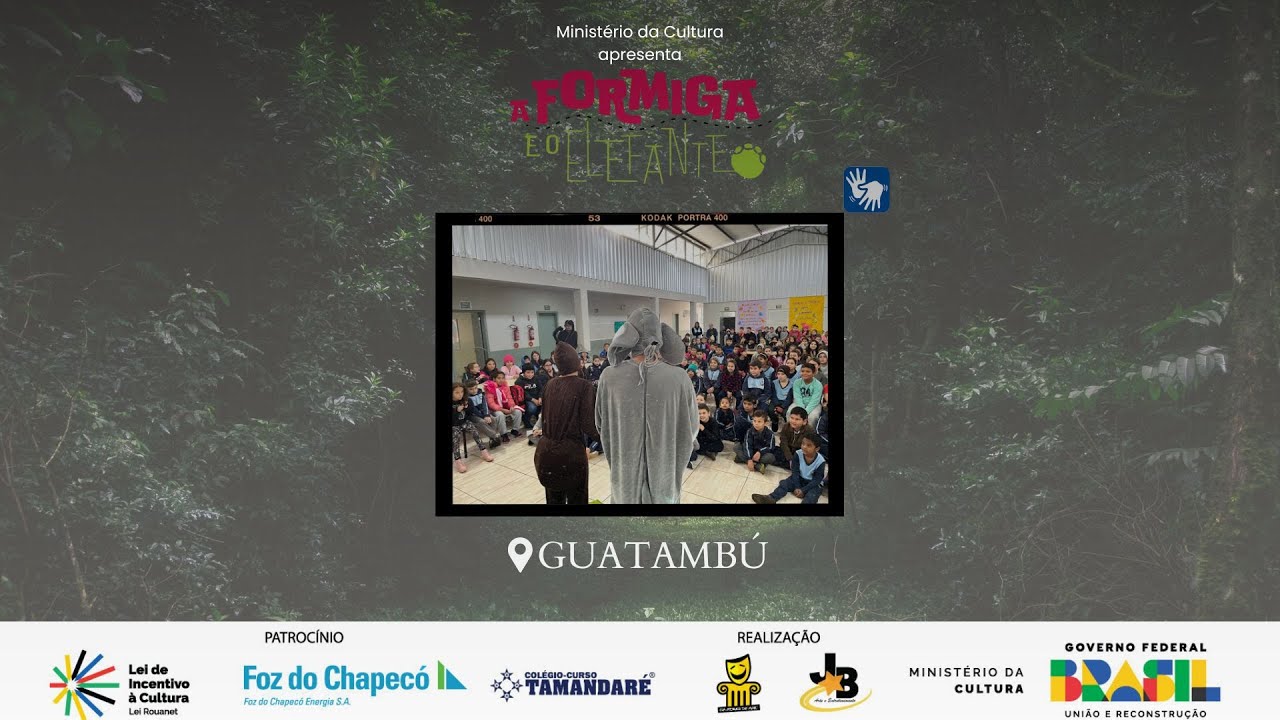 A FORMIGA E O ELEFANTE em Guatambú, SC