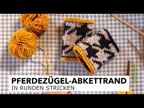 PFERDEZÜGEL ABKETTRAND & ZIERNAHT - in der Runde - Komplettes Video-Tutorial - deutsch