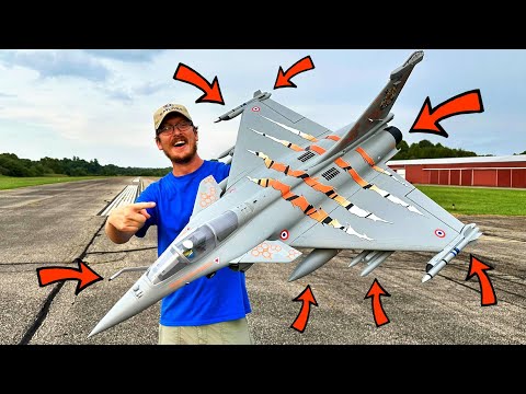 $180 FMS Rafale 64mm RC EDF Jet 64mm with Reflex V2 Flight Stabilization