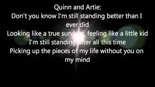 I&#39;m Still Standing Glee Lyrics.wmv