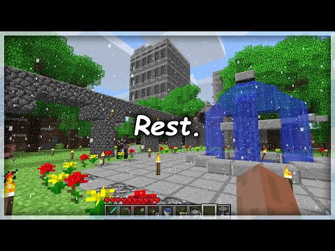 I'm Sick, so I'm Playing Minecraft Alpha