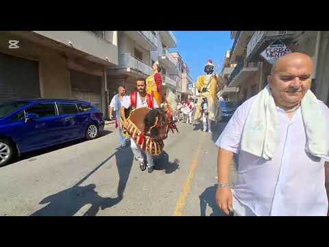 I Giganti di Palmi per la festa di San Rocco Palmi 14/08/2025
