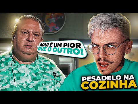 a LANCHONETE mais DESPREPARADA do pesadelo na cozinha
