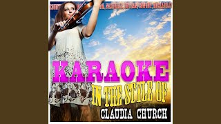 What&#39;s the Matter With You Baby (In the Style of Claudia Church) (Karaoke Version)
