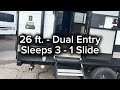 Check out this Video for a 2026 Keystone Hideout 212RKS(Stock #T7242587)  for sale by CampNorth RV. This unit is located in Schoolcraft, MI
