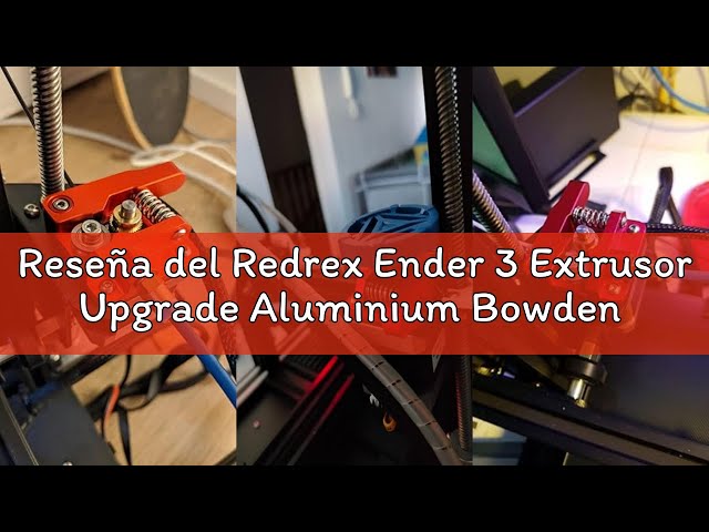 Vídeo relacionado con Redrex Ender 3 Extrusor Upgrade Aluminium Bowden Extruder con 40 Dientes MK8 Drive Gear para Creality Ender 3 y CR10 Series y Otra Reprap Prusa Impresora 3D (Mano Derecha)