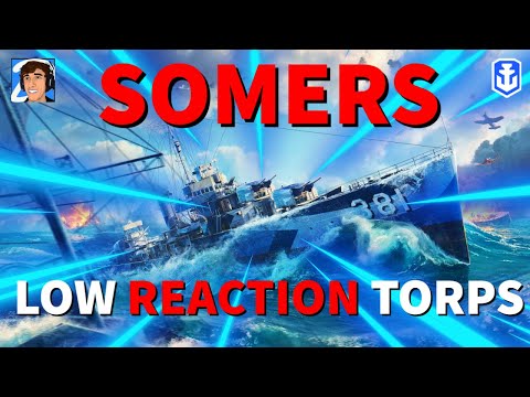 The American Shimakaze! Somers in World of Warships Legends 4K