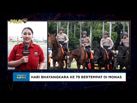 LIVE REPORT - APEL PERSIAPAN UPACARA PEMBINAAN TRADISI PERINGATAN HUT BHAYANGKARA KE-79
