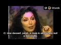 Mom, I am a rich man" — this Cher interview from 1996 is legendary⁠