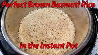 Pothead 101 - How to make Brown Basmati Rice in the Instant Pot | Basmati Brown Rice Recipe