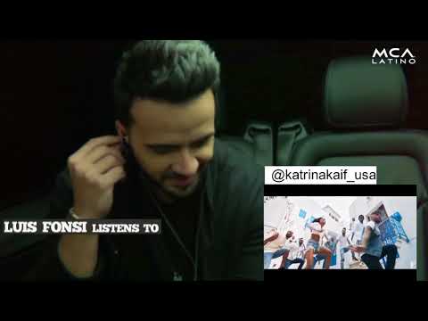 luis fonsi reacting to Katrina kaif song (2018)