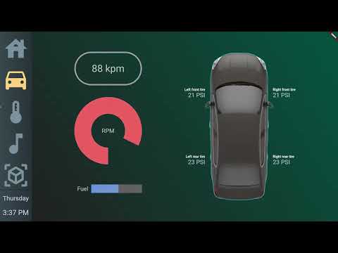 AGL flutter homescreen demo