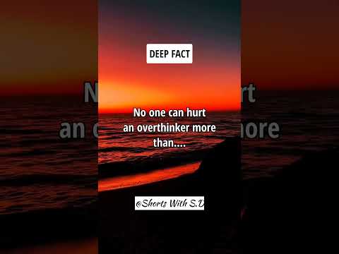 No one can hurt an overthinker more than..... #shorts #viral