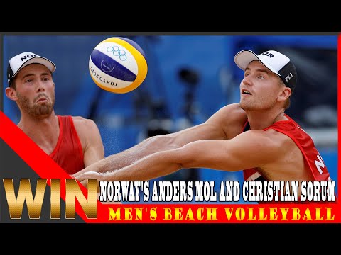 Norway's Anders Mol and Christian Sorum defeat ROC to win gold in men's beach volleyball | Olympics
