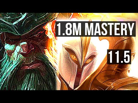 GANGPLANK vs KAYLE (TOP) | 7 solo kills, 1.8M mastery, 600+ games | EUW Diamond | v11.5