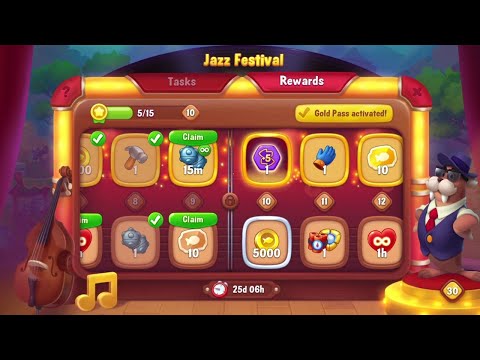 @Fishdom Atlantis Cup Stage 9. 🎷Jazz Festival Event Level 9 🔐