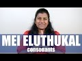 Tamil Consonants Mei Eluthukal
