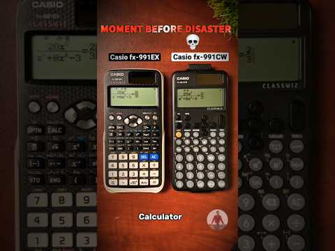 Casio fx 991 CW vs Fx991 EX speed test.Which one is faster | Clips Credit @vjvillafuerte