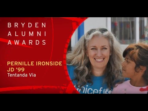 2018 Bryden Alumni Awards - Pernille Ironside (Tentanda Via)
