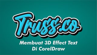 Download lagu Membuat 3D text Effect DI CorelDraw   | Tipografi CorelDRAW mp3