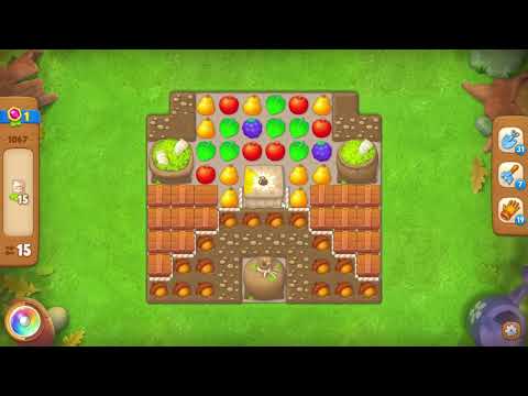 Gardenscapes 1067 Level - 18 moves - NO BooSTERS