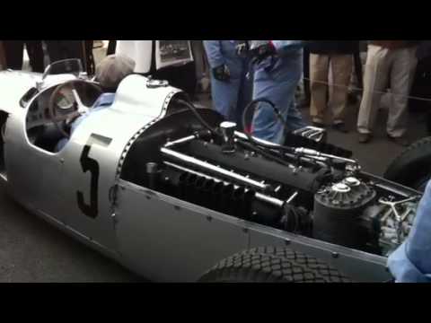 Auto Union V16 Start-up Goodwood Revival 2012