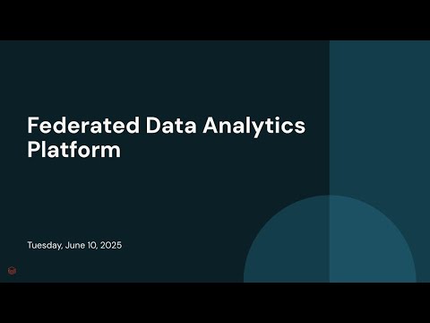 Watch: Federated Data Analytics Platform