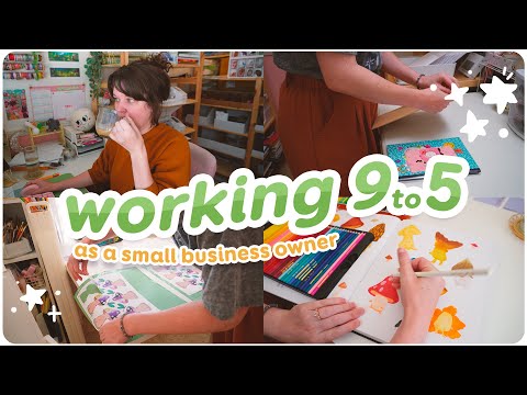 A Real Day in the Life of a Small Business Owner - ASMR Studio Vlog & How I Work