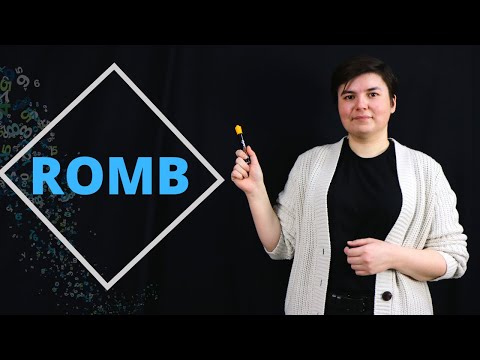 Aflăm latura unui romb, știind aria și o diagonală | Matematica.md