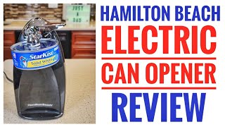 How To Use Hamilton Beach Electric Can Opener Review
