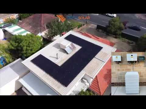 13.3kW Solar system with 19.2kWh Battery storage