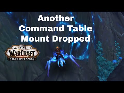 WoW ShadowLands:How To Get The Chittering Animite Mount From The Command Table