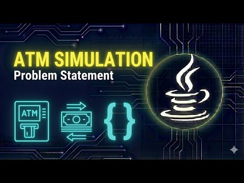 Atm Simulation Project In Java Full Code Java Tutorial For Beginners Kannada 18