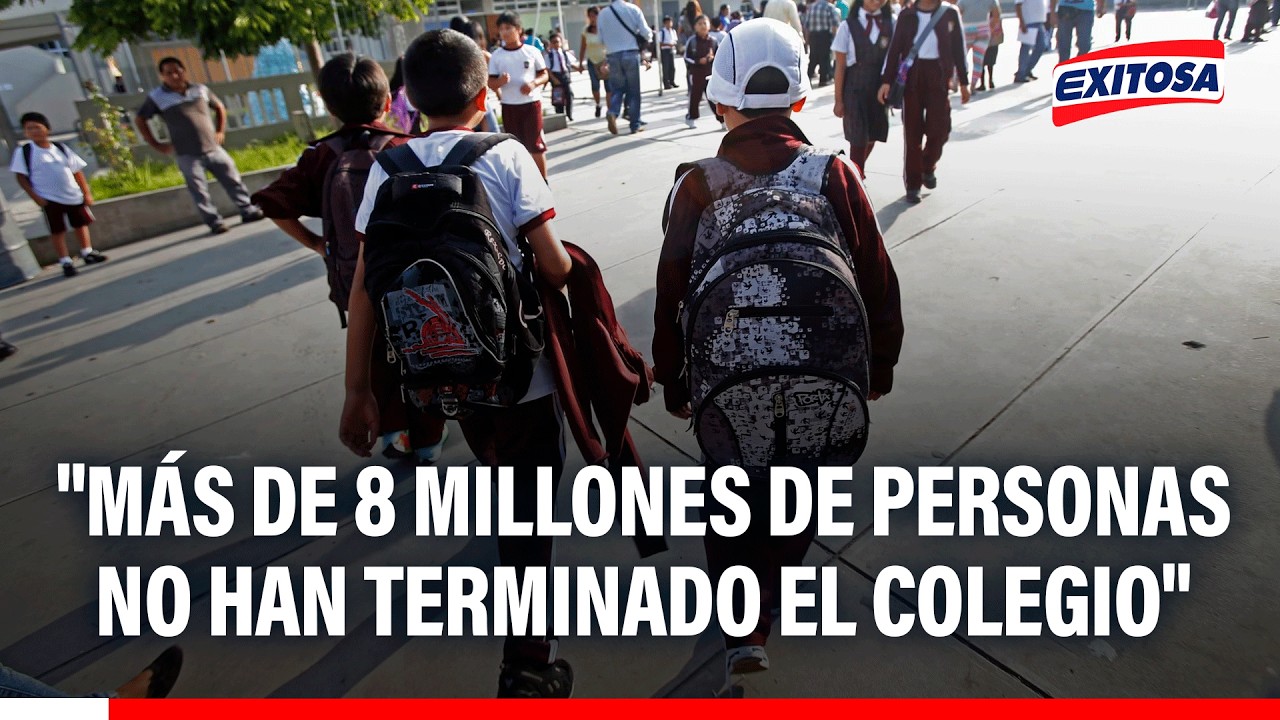 🔴🔵 Guillermo Molinari: "Tenemos más de 8 millones de personas que no han terminado el colegio"