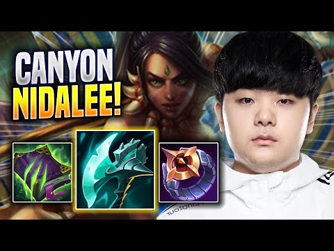 CANYON PERFECT GAME WITH NIDALEE! - DK Canyon Plays Nidalee JUNGLE vs Sylas! | Season 2023