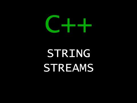 C Programming Tutorial 21 String Streams