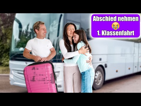 Morning routine 1st school trip 🚌 Mom & Dad say goodbye to Clara! Cell phone ban! Mommy souls