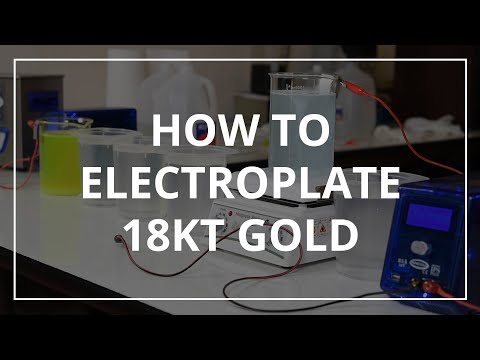 How to Electroplate 18 Karat Gold