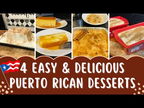 4 Easy and Delicious Puerto Rican Desserts You Need to Try!