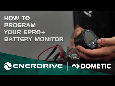 Enerdrive eTIPS - How to Program Your ePRO+ Battery Monitor