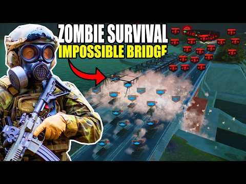 This Impossible ZOMBIE SURVIVAL Bridge Defense BROKE ME... - Broken Arrow: New Zombie Simulator