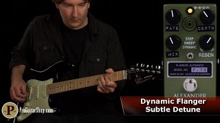 Video thumbnail for Alexander F.13 Flanger by ProGuitarShopDemos