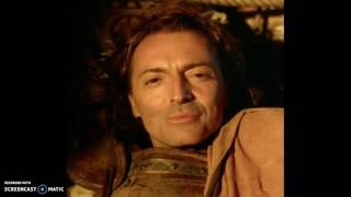 Epic painting of the battle of Actium