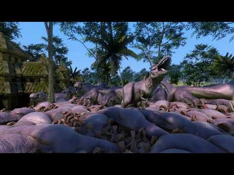 10,000 Velociraptor VS 1,000 TRex | Ultimate Epic Battle Simulator