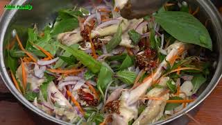 Download lagu Alida made the boiled chicken mixed with vegetables and a standard chili salt recipe mp3